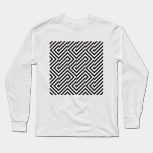 Op art geometric pattern Long Sleeve T-Shirt